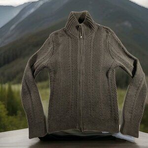 Banana Republic Men's Small Sweater Gray Full Zip